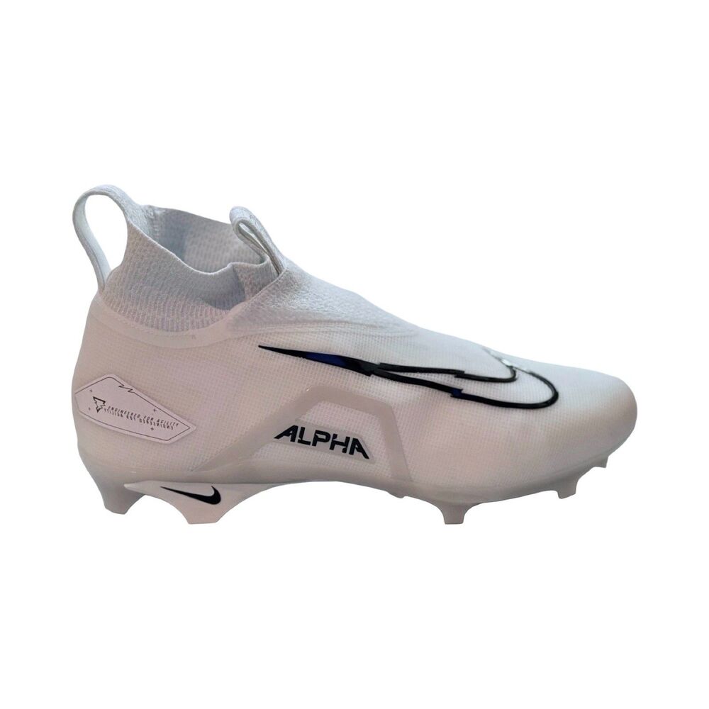 Size 14 Nike Alpha Menace Elite 3 White Black Mens Football Cleats DM1792-109